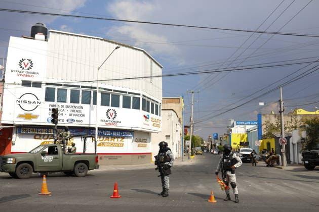 Funeral preparations are underway, believed to be for the slain cartel leader El Mencho in Guadalajara GUADALAJARA, MEXICO - MARCH 1: Mexican Army members take security measures near the La Paz funeral home, where the body of Nemesio Oseguera Cervantes, the leader of the Jalisco New Generation Cartel (CJNG) known as El Mencho , is believed to be located in Guadalajara, Jalisco, Mexico, on March 1, 2026. Stringer Anadolu Guadalajara Mexico. Editorial use only. Please get in touch for any other usage.  Copyright: x2026xAnadoluxStringerx