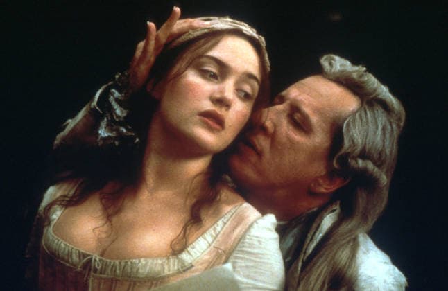 Quills Apr 09, 2001; Hollywood, California, USA; A scene from the Fox picture Quills , starring KATE WINSLET (Madeline) and GEOFFREY RUSH as the Marquis de Sade.. Copyright: xDavidxAppleby Foxx