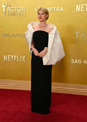 Jessie Buckley attends the 32nd annual Actor Awards (formerly the SAG Awards) held at the Shrine Auditorium in Los Angeles on Sunday, March 1, 2026.  LAP20260301925 JIMxRUYMEN