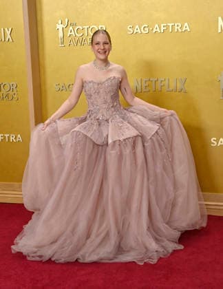 Anastasia Fedko attends the 32nd annual Actor Awards (formerly the SAG Awards) held at the Shrine Auditorium in Los Angeles on Sunday, March 1, 2026.  LAP20260301934 JIMxRUYMEN