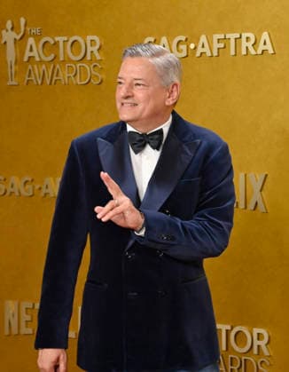 Ted Sarandos attends the 32nd annual Actor Awards (formerly the SAG Awards) held at the Shrine Auditorium in Los Angeles on Sunday, March 1, 2026.  LAP20260301961 JIMxRUYMEN
