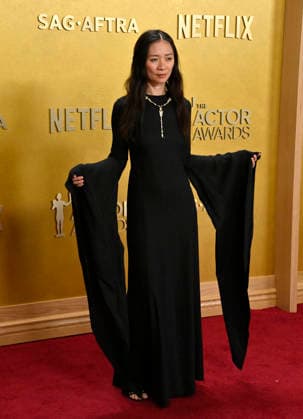 Chloé Zhao attends the 32nd annual Actor Awards (formerly the SAG Awards) held at the Shrine Auditorium in Los Angeles on Sunday, March 1, 2026.  LAP20260301958 JIMxRUYMEN