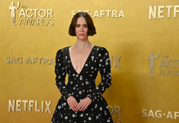 Sarah Paulson attends the 32nd annual Actor Awards (formerly the SAG Awards) held at the Shrine Auditorium in Los Angeles on Sunday, March 1, 2026.  LAP20260301110 JIMxRUYMEN