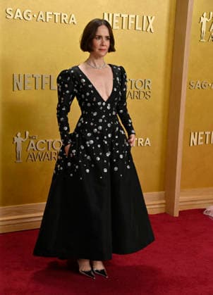 Sarah Paulson attends the 32nd annual Actor Awards (formerly the SAG Awards) held at the Shrine Auditorium in Los Angeles on Sunday, March 1, 2026.  LAP20260301111 JIMxRUYMEN