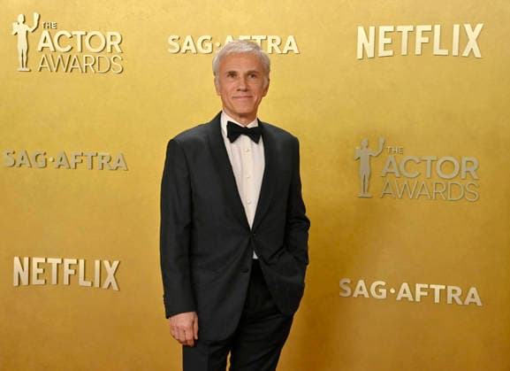 Christoph Waltz attends the 32nd annual Actor Awards (formerly the SAG Awards) held at the Shrine Auditorium in Los Angeles on Sunday, March 1, 2026.  LAP20260301127 JIMxRUYMEN