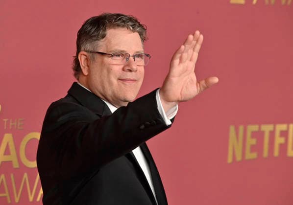 Sean Astin, President, SAG-AFTRA, appears backstage during the 32nd annual SAG Awards held at the Shrine Auditorium in Los Angeles on Sunday, March 1, 2026.  LAP20260301183 JIMxRUYMEN