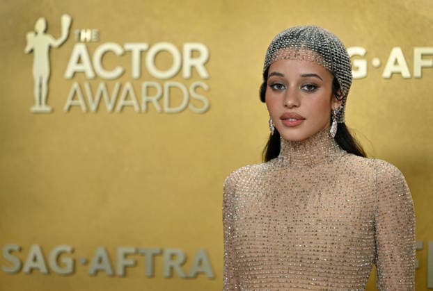 Chase Infiniti arrives for the 32nd Annual Actor Awards presented by SAG-AFTRA at the Shrine Auditorium and Expo Hall in Los Angeles, California on Sunday, March 1, 2026.  LAP202603011705 CHRISxCHEW
