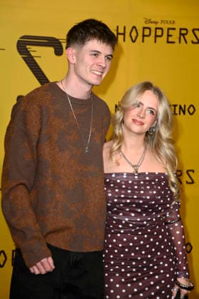 Dustin Herrmann und byydori beim Special Screening des Animationsfilms Hoppers im Zoo Palast. Berlin, 01.03.2.2026
