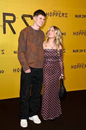 Dustin Herrmann und byydori beim Special Screening des Animationsfilms Hoppers im Zoo Palast. Berlin, 01.03.2.2026