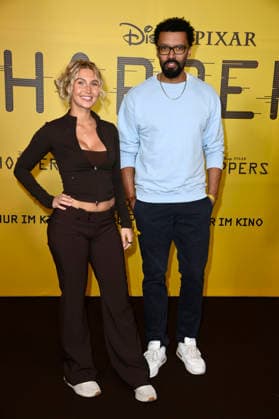Laura Vetter und Samuel Sibilski beim Special Screening des Animationsfilms Hoppers im Zoo Palast. Berlin, 01.03.2.2026