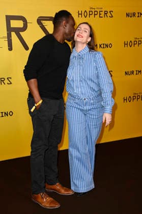 Jerry Kwarteng und Nadine Heidenreich beim Special Screening des Animationsfilms Hoppers im Zoo Palast. Berlin, 01.03.2.2026
