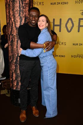 Jerry Kwarteng und Nadine Heidenreich beim Special Screening des Animationsfilms Hoppers im Zoo Palast. Berlin, 01.03.2.2026