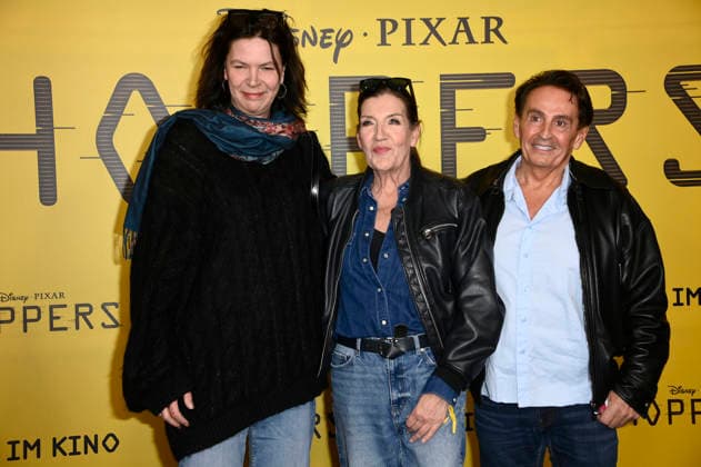 Natalie Clausen, Katy Karrenbauer und Adnan Oral beim Special Screening des Animationsfilms Hoppers im Zoo Palast. Berlin, 01.03.2.2026