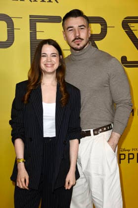 Patricia Strasburger und Sascha Kekez beim Special Screening des Animationsfilms Hoppers im Zoo Palast. Berlin, 01.03.2.2026