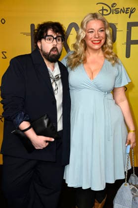 Steven Preisner und Caterina Pogorzelski beim Special Screening des Animationsfilms Hoppers im Zoo Palast. Berlin, 01.03.2.2026