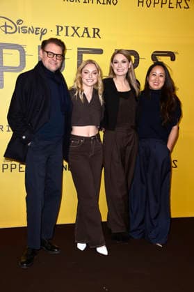Max Giermann, Alina Khani, Martina Hill und Eun-Kyung Park beim Special Screening des Animationsfilms Hoppers im Zoo Palast. Berlin, 01.03.2.2026