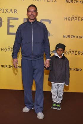 01.03.2026, Daniel Klare und Sohn zum exklusiven Special Screening des rasanten Animationsabenteuers Hoppers, Zoopalast, Berlin, Berlin Deutschland, Germany