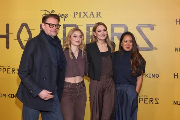 01.03.2026, Max Giermann, Alina Khani, Martina Hill, Eun-Kyung Park zum exklusiven Special Screening des rasanten Animationsabenteuers Hoppers, Zoopalast, Berlin, Berlin Deutschland, Germany