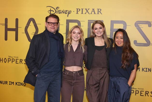 01.03.2026, Max Giermann, Alina Khani, Martina Hill, Eun-Kyung Park zum exklusiven Special Screening des rasanten Animationsabenteuers Hoppers, Zoopalast, Berlin, Berlin Deutschland, Germany