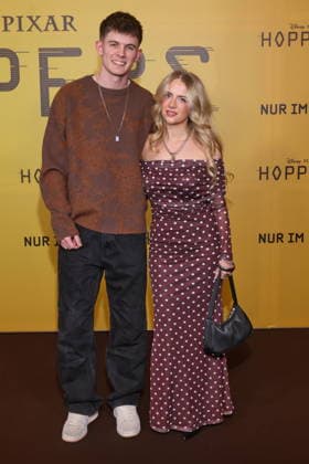01.03.2026, Dustin Herrmann und Influencerin byydori zum exklusiven Special Screening des rasanten Animationsabenteuers Hoppers, Zoopalast, Berlin, Berlin Deutschland, Germany
