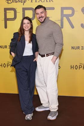 01.03.2026, Patricia Strasburger und Sasa Kekez zum exklusiven Special Screening des rasanten Animationsabenteuers Hoppers, Zoopalast, Berlin, Berlin Deutschland, Germany