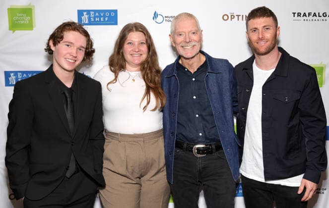 the Special Screening and Q&A for The Optimist Los Angeles CA March 1 2026-: Luke David Blumm, Sheryl Cohen, Stephen Lang, Daniel Cohen, at the Special Screening and Q&A for The Optimist at the Museum of Tolerance on February 28, 2026 Credit: AdMedia March 1, 2026 Copyright AdMedia Los Angeles CA United States EDITORIAL USE ONLY  Copyright: xx ADx admphotostwo972148