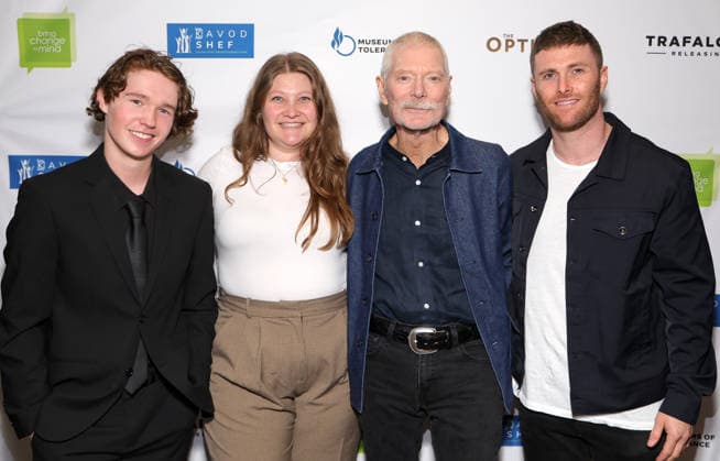the Special Screening and Q&A for The Optimist Los Angeles CA March 1 2026-: Luke David Blumm, Sheryl Cohen, Stephen Lang, Daniel Cohen, at the Special Screening and Q&A for The Optimist at the Museum of Tolerance on February 28, 2026 Credit: AdMedia March 1, 2026 Copyright AdMedia Los Angeles CA United States EDITORIAL USE ONLY  Copyright: xx ADx admphotostwo972153