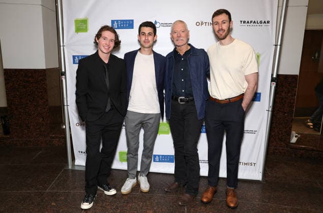 the Special Screening and Q&A for The Optimist Los Angeles CA March 1 2026-: Luke David Blumm, Matthew Polera, Stephen Lang, Ryan Levy, at the Special Screening and Q&A for The Optimist at the Museum of Tolerance on February 28, 2026 Credit: AdMedia March 1, 2026 Copyright AdMedia Los Angeles CA United States EDITORIAL USE ONLY  Copyright: xx ADx admphotostwo972168