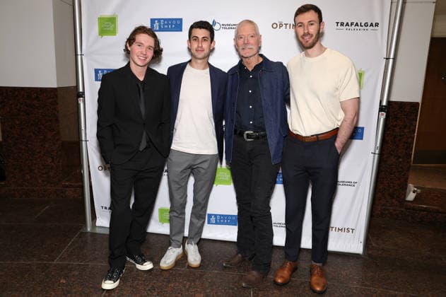 the Special Screening and Q&A for The Optimist Los Angeles CA March 1 2026-: Luke David Blumm, Matthew Polera, Stephen Lang, Ryan Levy, at the Special Screening and Q&A for The Optimist at the Museum of Tolerance on February 28, 2026 Credit: AdMedia March 1, 2026 Copyright AdMedia Los Angeles CA United States EDITORIAL USE ONLY  Copyright: xx ADx admphotostwo972204