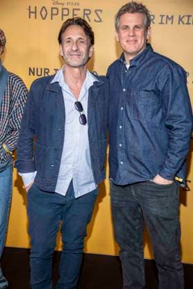 abb Falk-Willy Wild und Steffen Groth auf dem schwarzen Teppich beim Special Screening von Hoppers im Zoo Palast Berlin Sonntag 01.03.2026 in Berlin Berlin Deutschland
