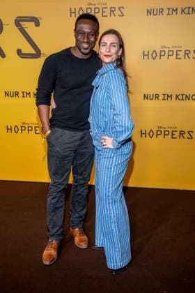 abb Jerry Kwarteng und Nadine Heidenreich auf dem schwarzen Teppich beim Special Screening von Hoppers im Zoo Palast Berlin Sonntag 01.03.2026 in Berlin Berlin Deutschland