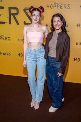 abb Klaudia Giez und Clarissa Correa da Silva auf dem schwarzen Teppich beim Special Screening von Hoppers im Zoo Palast Berlin Sonntag 01.03.2026 in Berlin Berlin Deutschland