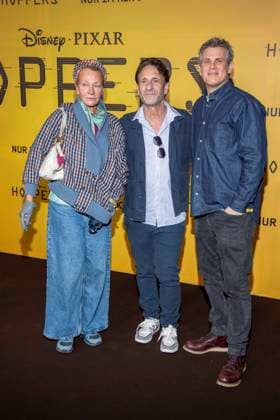 abb Karen Boehne, Falk-Willy Wild und Steffen Groth auf dem schwarzen Teppich beim Special Screening von Hoppers im Zoo Palast Berlin Sonntag 01.03.2026 in Berlin Berlin Deutschland