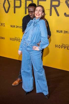 abb Jerry Kwarteng und Nadine Heidenreich auf dem schwarzen Teppich beim Special Screening von Hoppers im Zoo Palast Berlin Sonntag 01.03.2026 in Berlin Berlin Deutschland