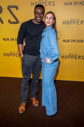 abb Jerry Kwarteng und Nadine Heidenreich auf dem schwarzen Teppich beim Special Screening von Hoppers im Zoo Palast Berlin Sonntag 01.03.2026 in Berlin Berlin Deutschland