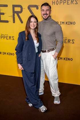 abb Patricia Strasburger und Sascha Kekez auf dem schwarzen Teppich beim Special Screening von Hoppers im Zoo Palast Berlin Sonntag 01.03.2026 in Berlin Berlin Deutschland