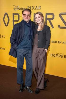abb Max Giermann und Martina Hill auf dem schwarzen Teppich beim Special Screening von Hoppers im Zoo Palast Berlin Sonntag 01.03.2026 in Berlin Berlin Deutschland