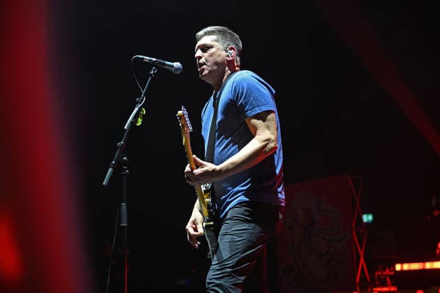 Less Than Jake performing at Brixton Academy LONDON, ENGLAND - MARCH 01: Chris DeMakes of ˜Less Than Jake™ performing at Brixton Academy on March 01, 2026 in London, England. CAP MAR MAR Great Britain Copyright: xMartinxHarris CapitalxPicturesx