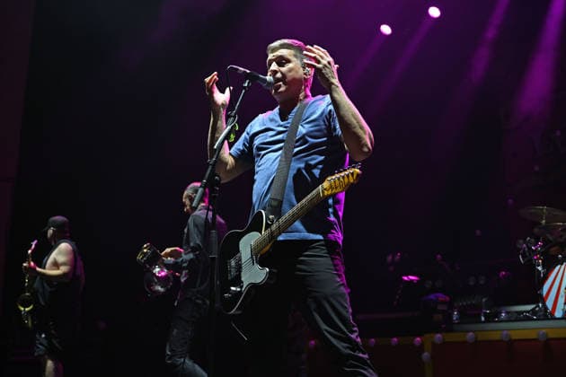 Less Than Jake performing at Brixton Academy LONDON, ENGLAND - MARCH 01: Chris DeMakes of ˜Less Than Jake™ performing at Brixton Academy on March 01, 2026 in London, England. CAP MAR MAR Great Britain Copyright: xMartinxHarris CapitalxPicturesx