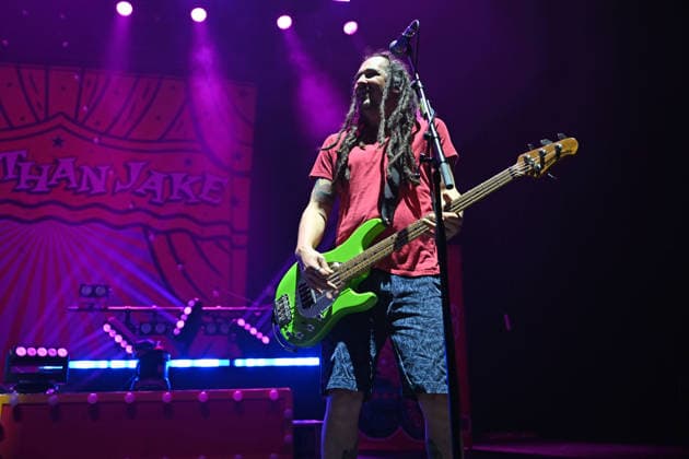 Less Than Jake performing at Brixton Academy LONDON, ENGLAND - MARCH 01: Roger Lima of ˜Less Than Jake™ performing at Brixton Academy on March 01, 2026 in London, England. CAP MAR MAR Great Britain Copyright: xMartinxHarris CapitalxPicturesx
