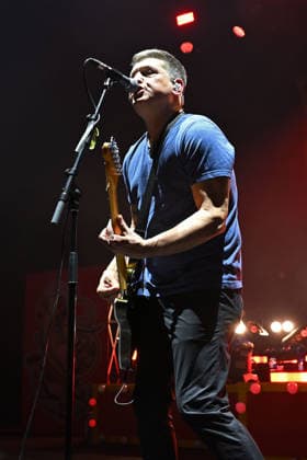 Less Than Jake performing at Brixton Academy LONDON, ENGLAND - MARCH 01: Chris DeMakes of ˜Less Than Jake™ performing at Brixton Academy on March 01, 2026 in London, England. CAP MAR MAR Great Britain Copyright: xMartinxHarris CapitalxPicturesx