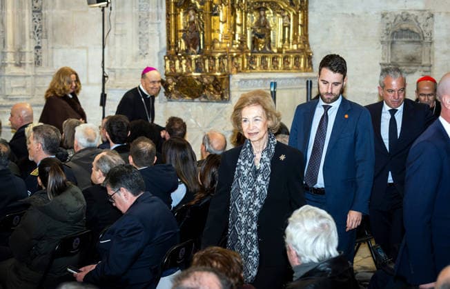 Queen Sofia inaugurates the exhibition Picasso Biblical Roots in Burgos Queen Sofia during the inauguration in the Cathedral of Burgos of the exhibition Picasso Biblical Roots, on March 32, 2026, in Burgos, Castilla y León Spain The exhibition will be on display from March 3 to June 29, 2026 in the Beato Valentín Palencia Hall of the Cathedral of Burgos and proposes an unprecedented dialogue between the work of Pablo Picasso and the cathedrals space 02 MARCH 2026 Tomá Espana  Copyright: xTomasxAlonsox 7331862