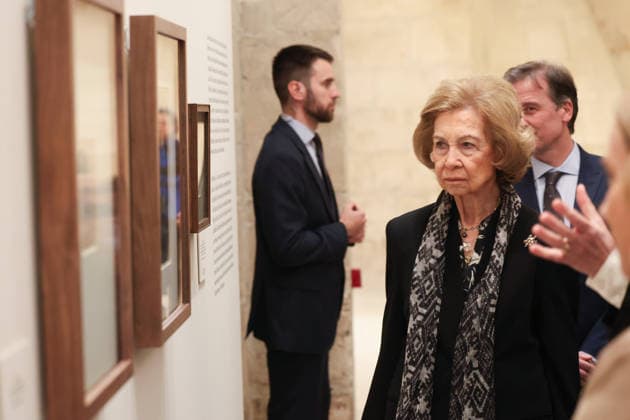 02-03-2026 Burgos Queen Sofia during the opening of the exhibition Picasso. Biblical Roots, displayed from 3 March to 29 June 2026 in the Beato Valentin Palencia Hall of Burgos Cathedral in Burgos, Castilla y Leon. Â  Copyright: xPPEx