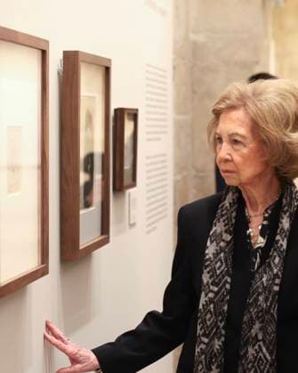 02-03-2026 Burgos Queen Sofia during the opening of the exhibition Picasso. Biblical Roots, displayed from 3 March to 29 June 2026 in the Beato Valentin Palencia Hall of Burgos Cathedral in Burgos, Castilla y Leon. Â  Copyright: xPPEx