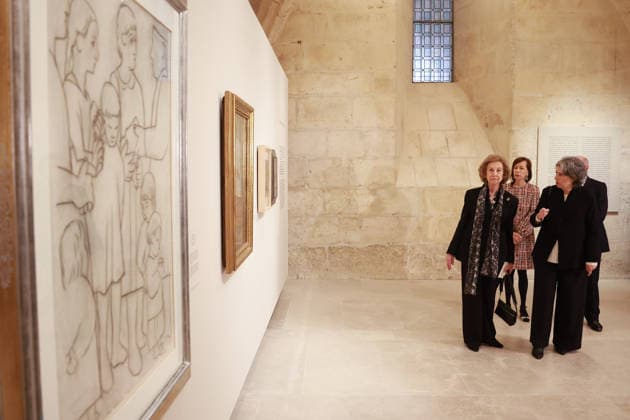 02-03-2026 Burgos Queen Sofia during the opening of the exhibition Picasso. Biblical Roots, displayed from 3 March to 29 June 2026 in the Beato Valentin Palencia Hall of Burgos Cathedral in Burgos, Castilla y Leon. Â  Copyright: xPPEx