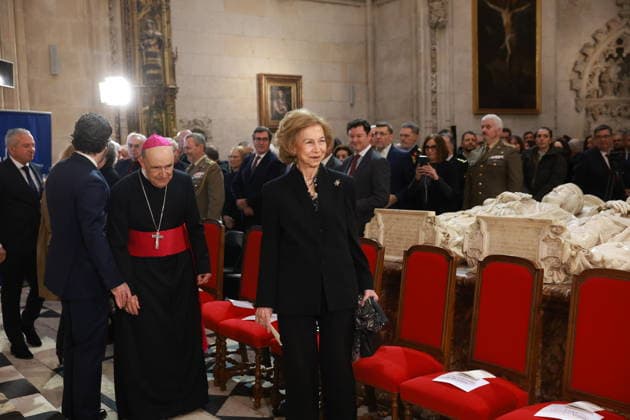 02-03-2026 Burgos Queen Sofia during the opening of the exhibition Picasso. Biblical Roots, displayed from 3 March to 29 June 2026 in the Beato Valentin Palencia Hall of Burgos Cathedral in Burgos, Castilla y Leon. Â  Copyright: xPPEx