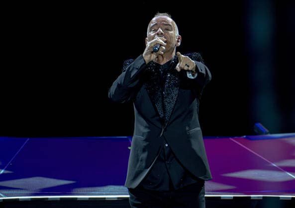 02.03.2026, xlakx, Entertainment, Eros Ramazzotti - Una Storia Importante - World Tour v.l.Eros Ramazzotti auf seiner World Tour Una Storia Importante in der Uber Arena Berlin. Berlin