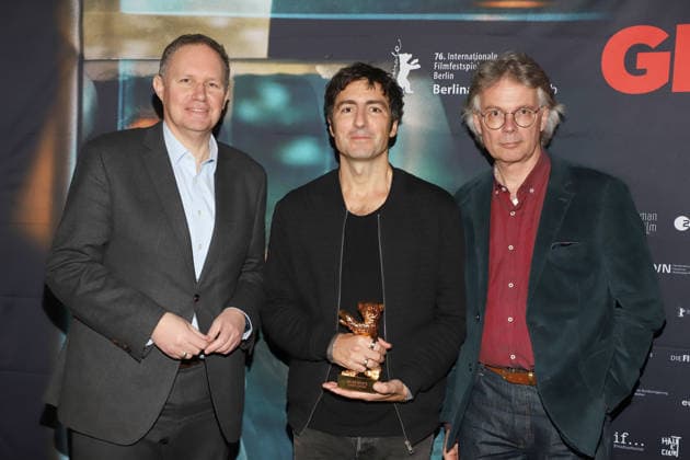 Premiere GELBE BRIEFE in Hamburg Dr. Carsten Brosda, Ilker Catak , Ingo Fliess, Premiere Gelbe Briefe, Zeise Kinos Hamburg, 02.03.2026 Copyright: xEventpressxBecherx