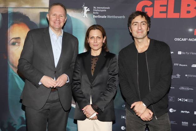 Premiere GELBE BRIEFE in Hamburg Dr. Carsten Brosda, Shila Behja, Ilker Catak , Premiere Gelbe Briefe, Zeise Kinos Hamburg, 02.03.2026 Copyright: xEventpressxBecherx