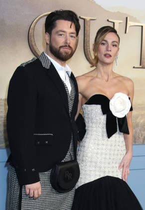 NEW YORK, NY - MARCH 2: Richard Rankin and Sophie Skelton at the Starz Outlander season 8 premiere at Alice Tully Hall on March 02, 2026 in New York City. Copyright: xRWx